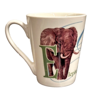 Mok olifantje met tekst