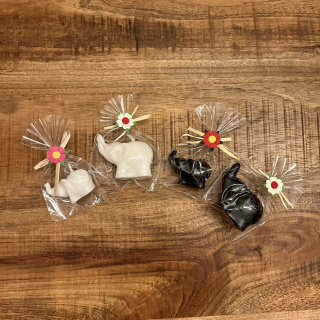 Kaarsjes in cadeauzakje (setje van 2)