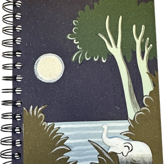 Notitieboek Olifantenmest A5 Donkerblauw