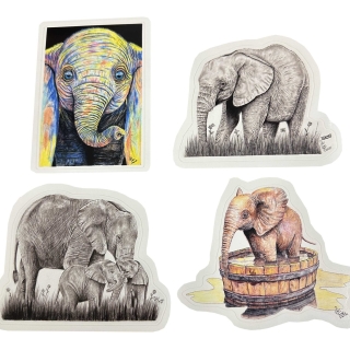 Sticker set 3 Shael Adav